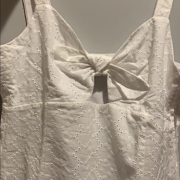 A super cute white eyelet pattern dress from H&M! - Picture 2 of 4